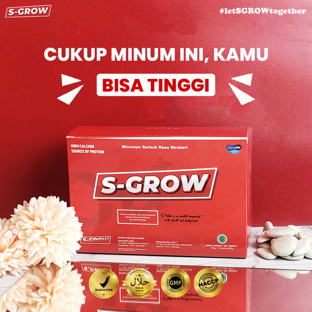 S-GROW PENINGGI BADAN TERBAIK - ORIGINAL