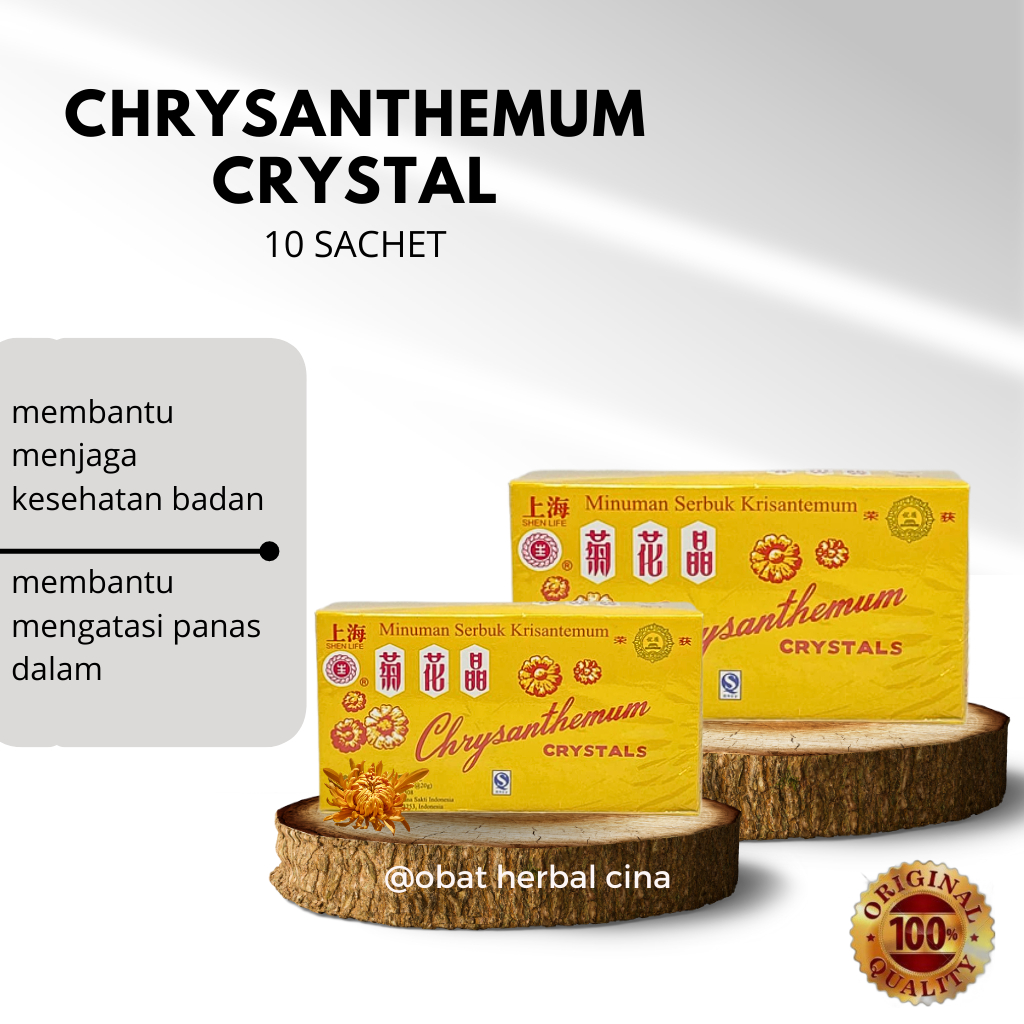 

LIANG TEH - CHRYSANTHEMUM CRYSTAL- pereda panas dalam herbal