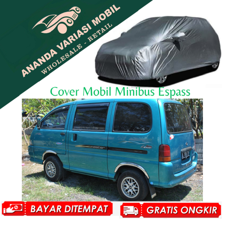 Selimut Mobil Espass Warna Silver Aksesoris Eksterior Mobil Cover Mobil