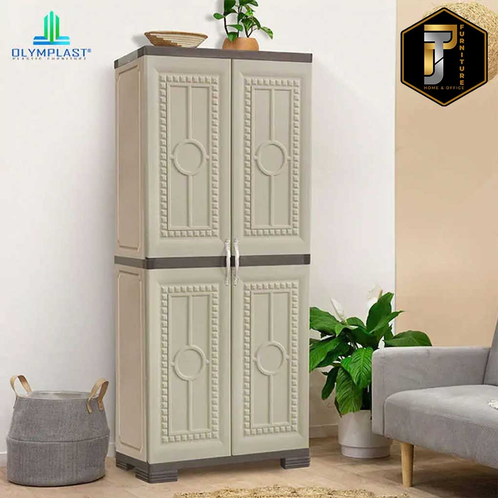 Lemari Pakaian Plastik / Olymplast OMC ST1 Graha - Module Cabinet 2 Pintu Murah Pontianak
