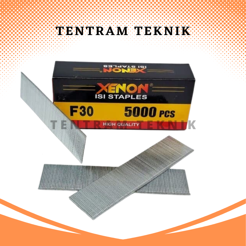 

Isi Staples F30 Xenon / Isi Staples Paku Tembak f 30 Xenon / Isi Ulang Straples Staples Stapler Mesin Paku Tembak isi 5000 Pcs f 30 Xenon / Isi Paku Tembak Xenon F30 Refill Staples F 30