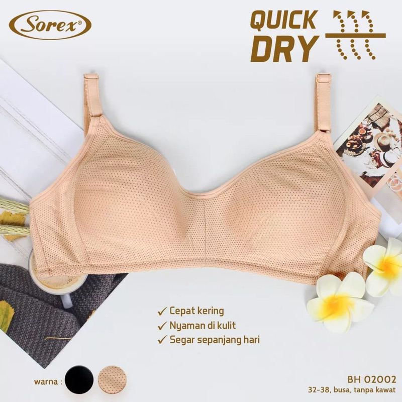 Bra BH Sorex 02002 Tanpa Kawat Busa Tipis
