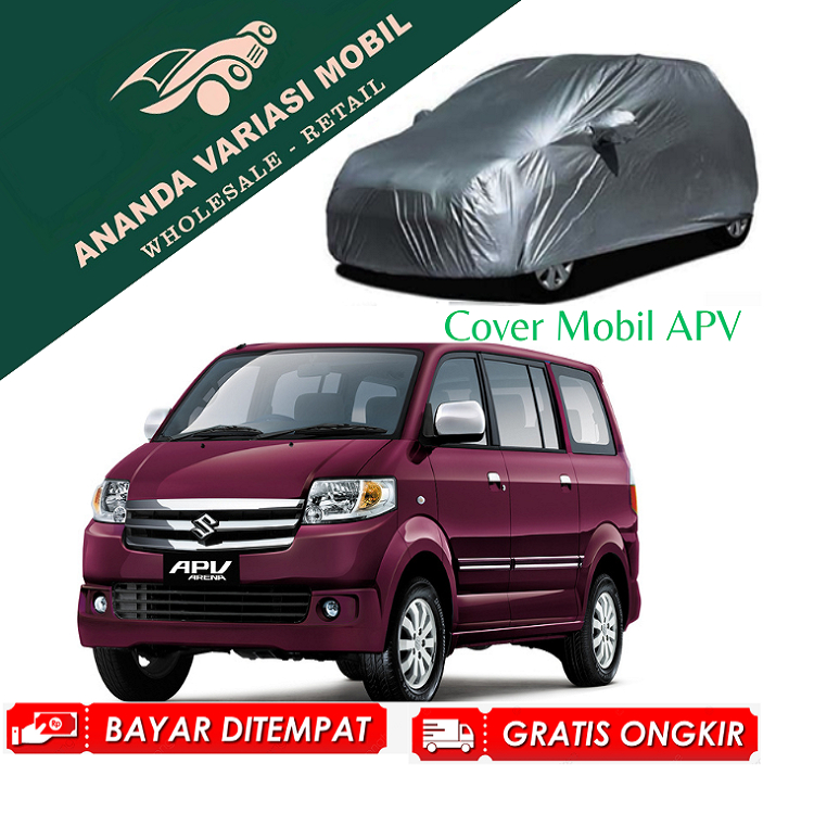 Sarung Mobil APV Granmax Luxio  Warna Silver Aksesoris Eksterior Mobil Body Cover Mobil Bisa COD AVM