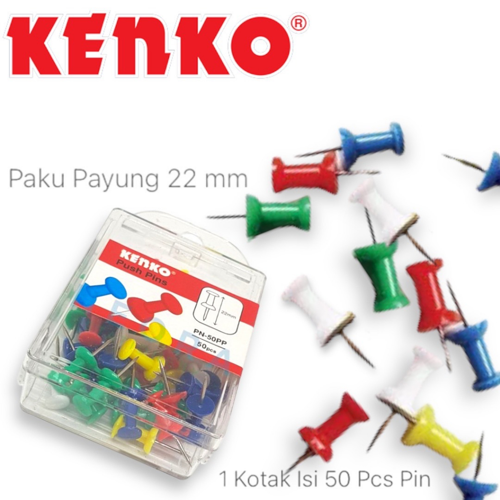 

Kenko Push Pins Paku Payung 22 mm Type PN - 50PP