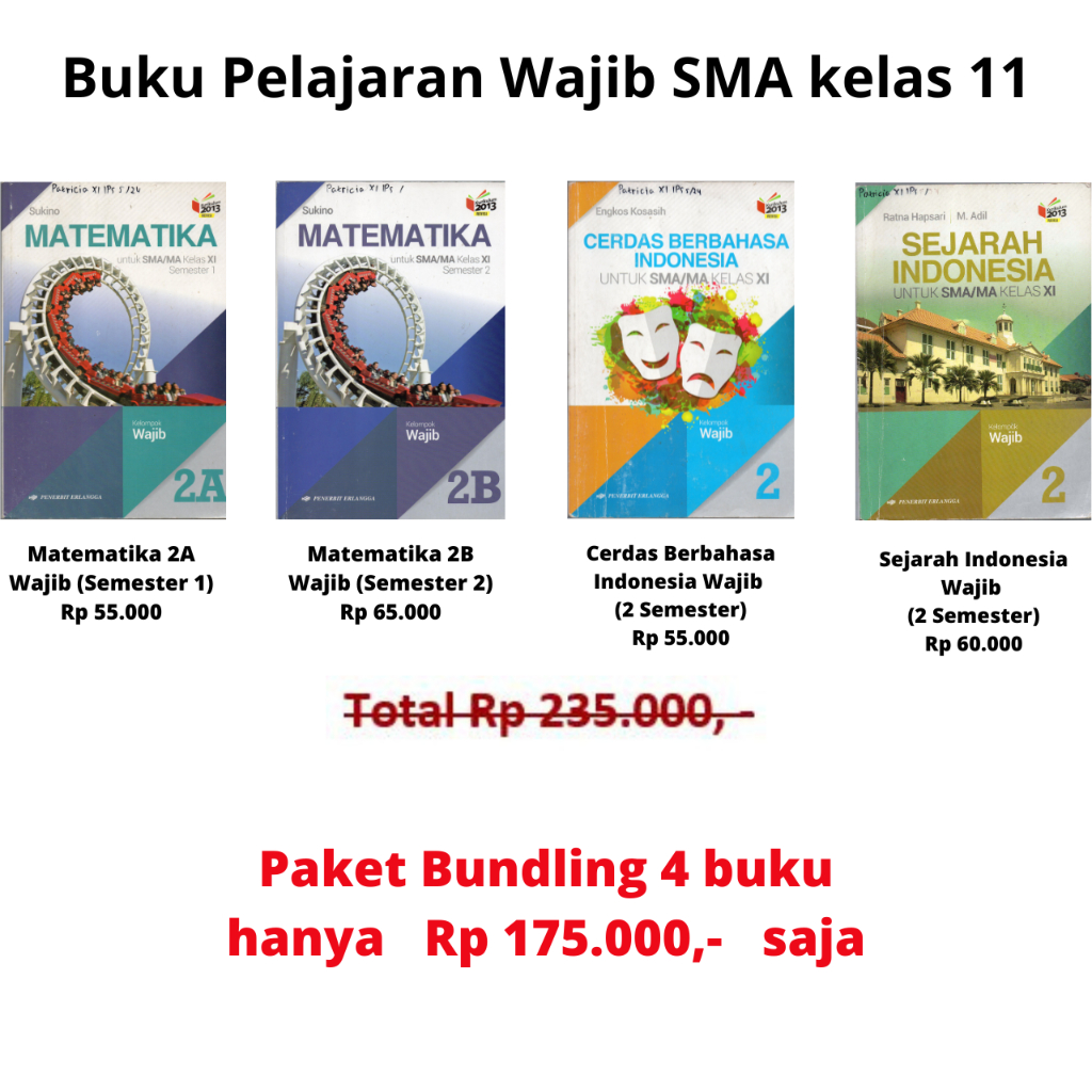 

Paket Pelajaran kelompok Wajib kelas 11