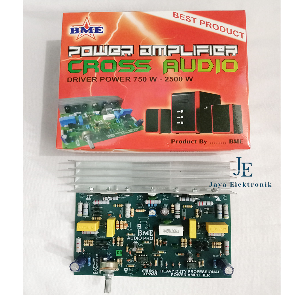 Kit Power Amplifier Cross Audio Driver Power 750 W - 2500 W BME