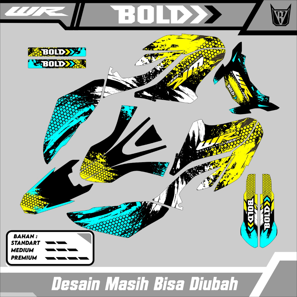 STICKER DECAL Trail YAMAHA WR 155 supermoto 21