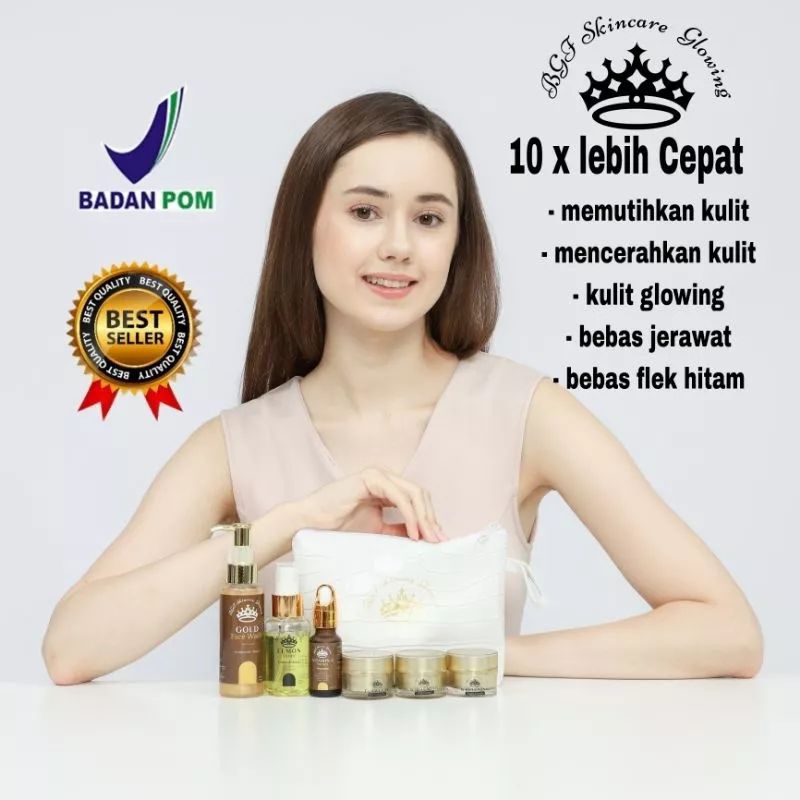 ECER BGF Skincare BPOM Pemutih Wajah Satuan Beauty Glow Farma