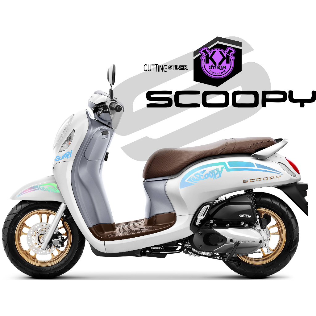 SC.280/STICKER CUTTING/STICKER CUTTING/STRIPING SCOOPY SIMPEL/STIKER CATING MOTOR/STIKER BODY SCOOPY