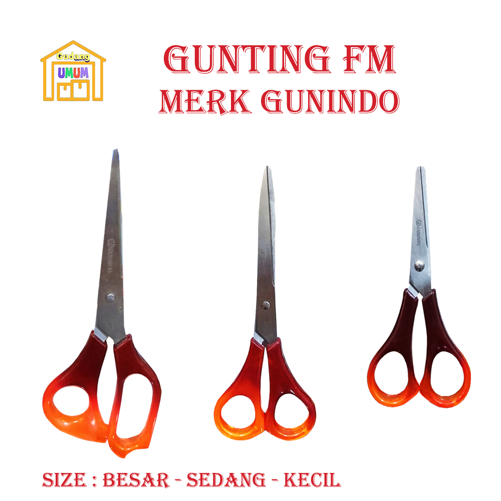 

Gunting Serbaguna FM GUNINDO Varian 5" - 6" - 7