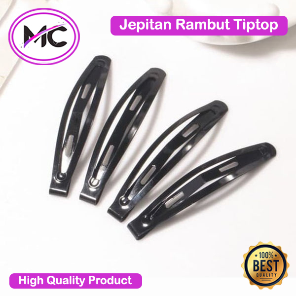 Jepitan Rambut Tiptop Jepit Rambut Tiktok Wanita Anak Dewasa Polos Tip Top