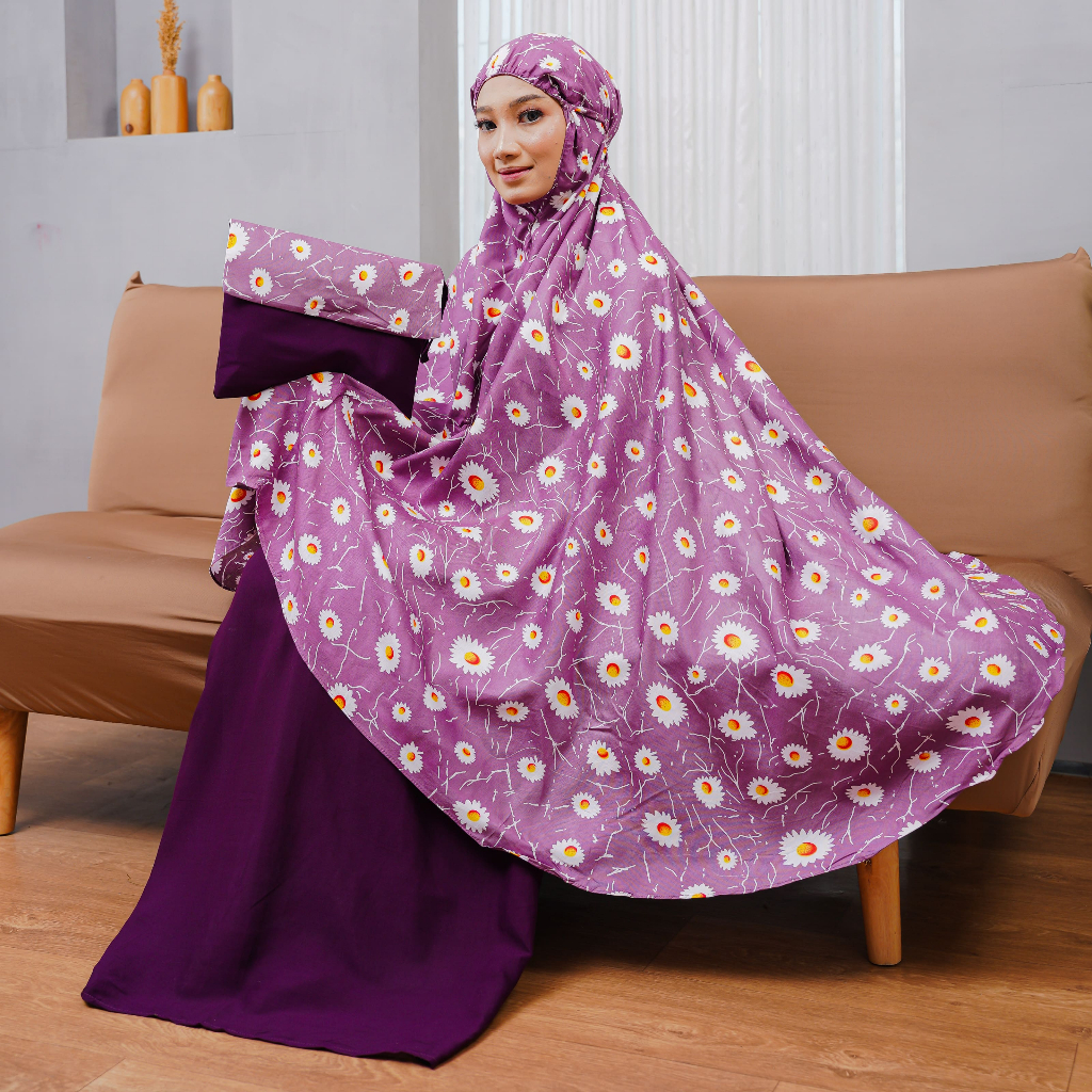 Mukena Dewasa Maharani bahan rayon bali ukuran Standart / Mukena Motif / Mukena Rayon Adem / Mukena 