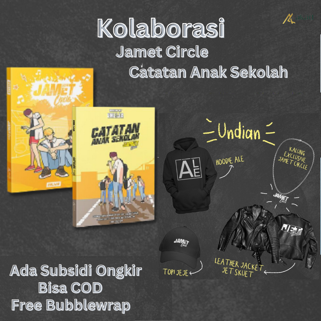 NOVEL JAMET CIRCLE + CATATAN ANAK SEKOLAH - (EHLIJA) (MERCHANDISE)