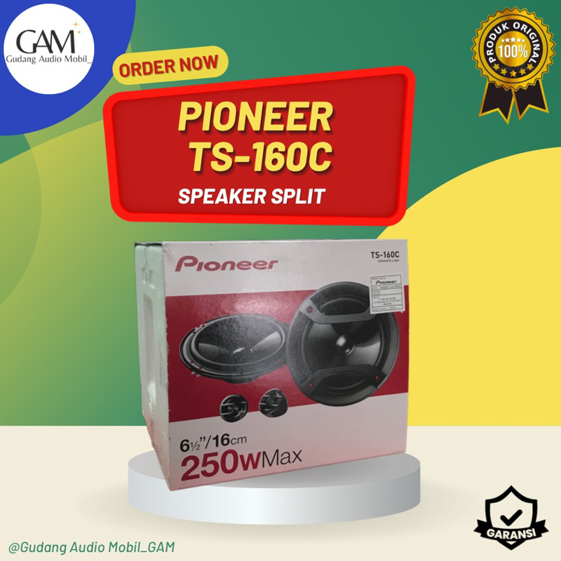 SPEAKER SPLIT PIONEER TS 160C / SPEAKER SPLIT PIONEER