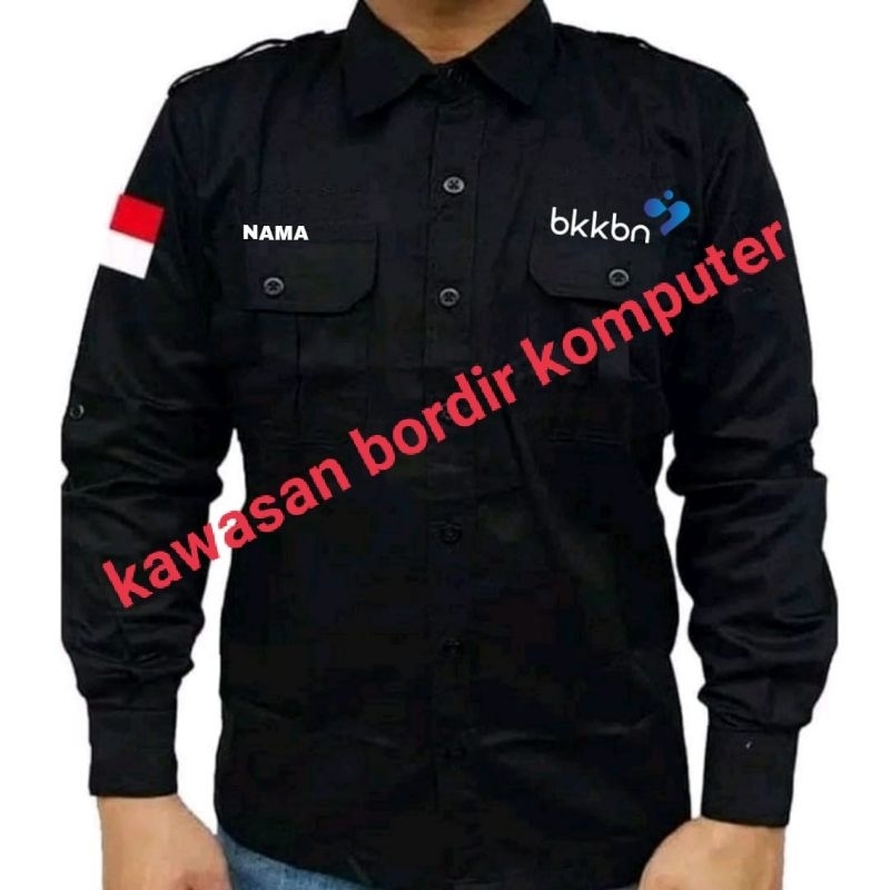 Terbaru seragam BKKBN kemeja BKKBN baju BKKBN pdh BKKBN full bordir komputer...