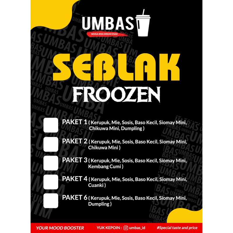 

Seblak Paket 2