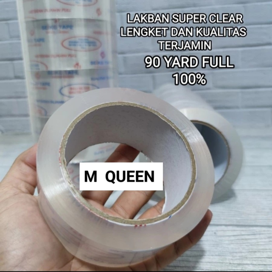 

SEIKO TAPE LAKBAN BENING KUALITAS BAGUS 48 X 90 YARD FULL BAGUS