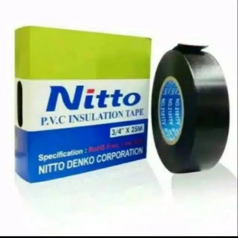 

ISOLASI NITO ISOLASI LISTRIK ISOLASI KABEL NITO HITAM LAKBAN