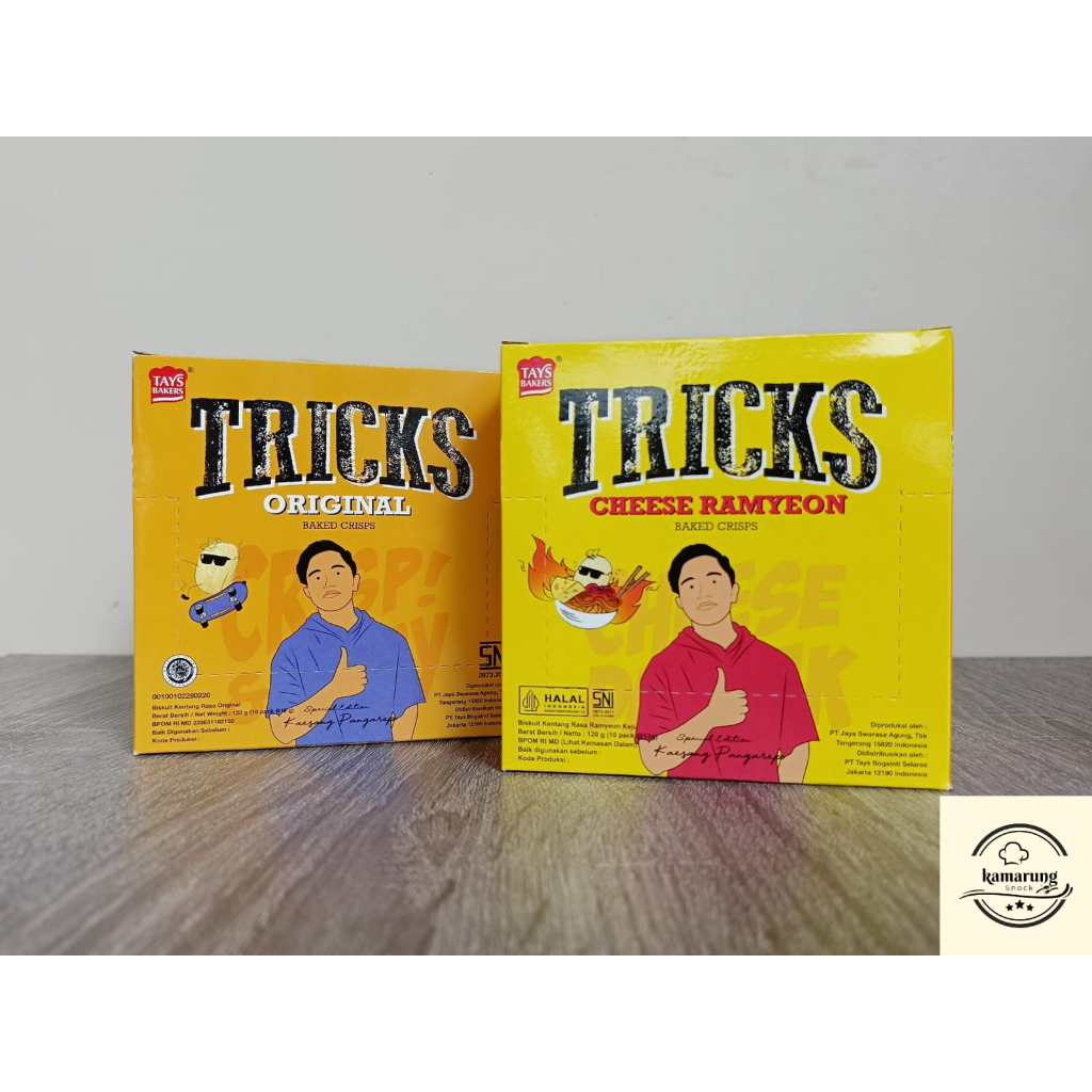 

TRICKS BAKED CRISPS ISI 10 PACKS X 12 GR