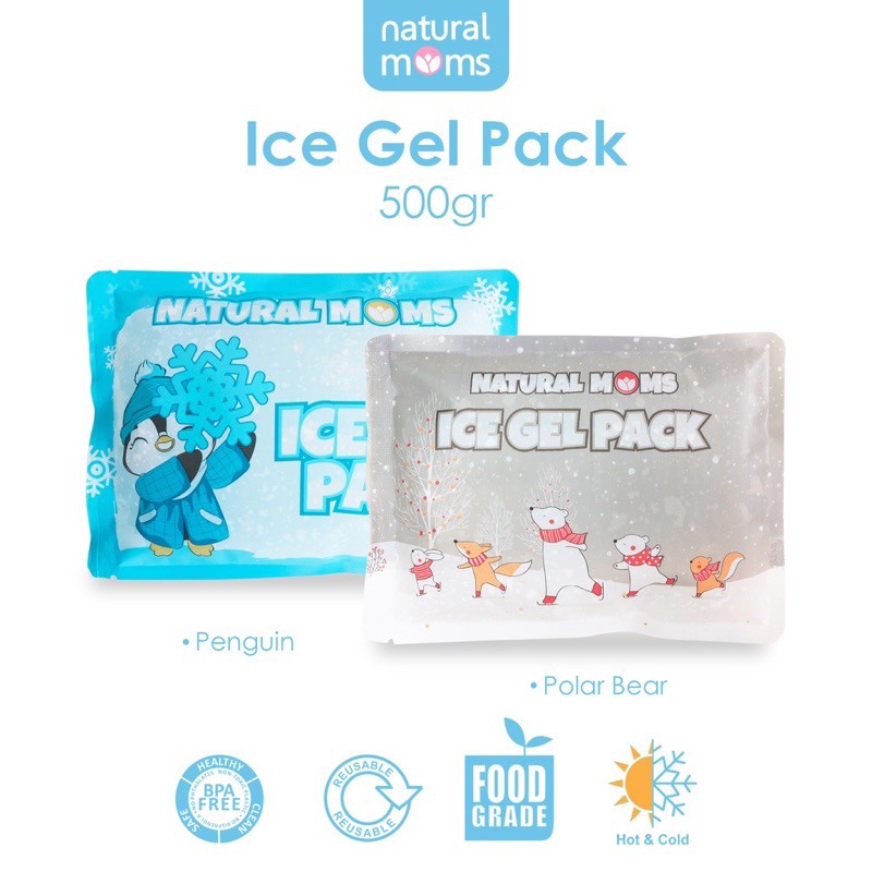 Natural Moms Ice Gel 500gr Ice Pack Pendingin Asi