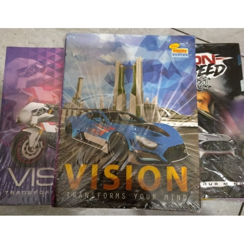 

Buku Tulis Sekolah Merk Vision 58 Lembar Isi 10 pcs/1 pack