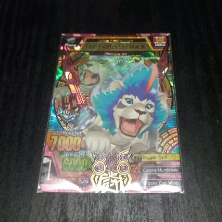 kartu animal kaiser true fighter shishiwaka ultra rare original