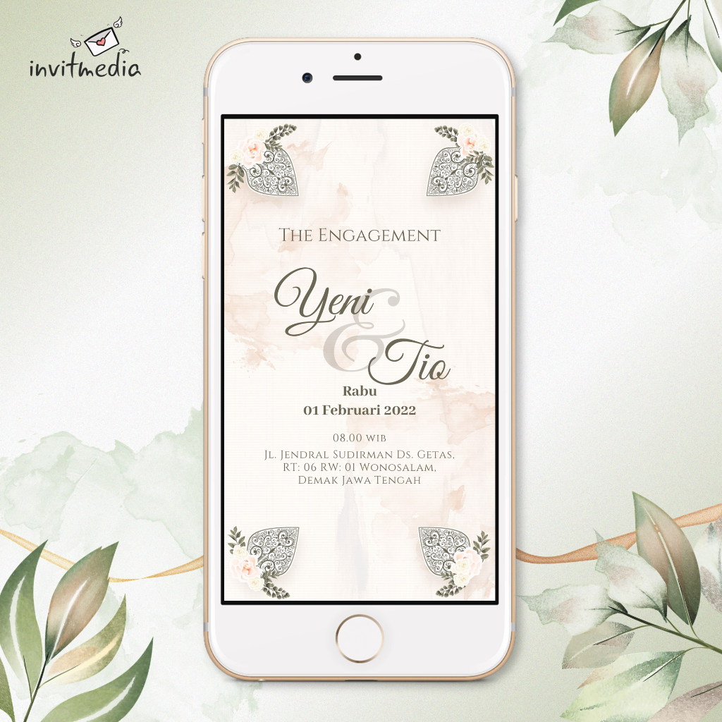 Video Undangan Digital Lamaran Adat Jawa 2 / Pertunangan / Engagement Invitation