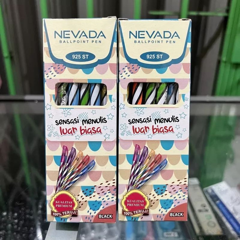 

(1PACK=12 PCS) Harga Grosir Pulpen Ulir Nevada