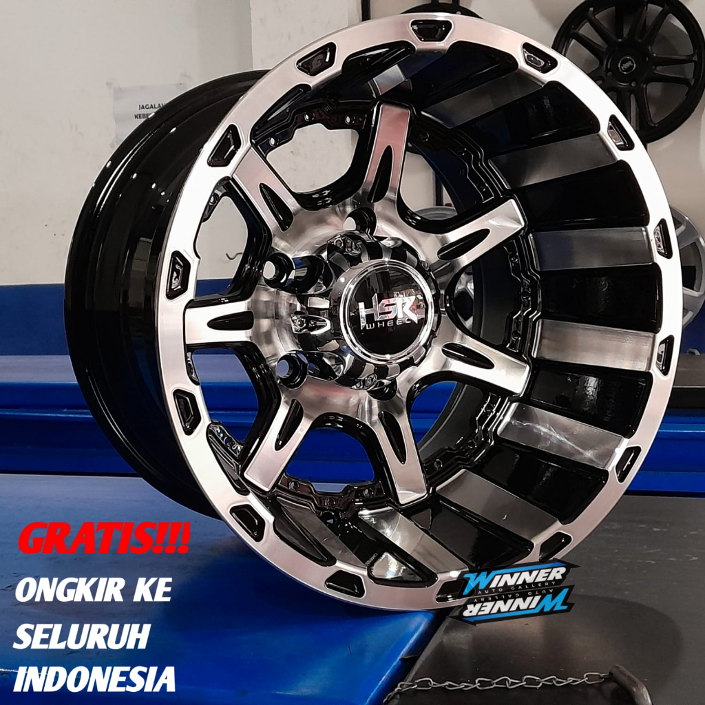 Velg Mobil Ring 15 HSR Asakota Pcd 5X139,7 Semi Off-Road Celong - Velg Mobil Katana Jimny Feroza