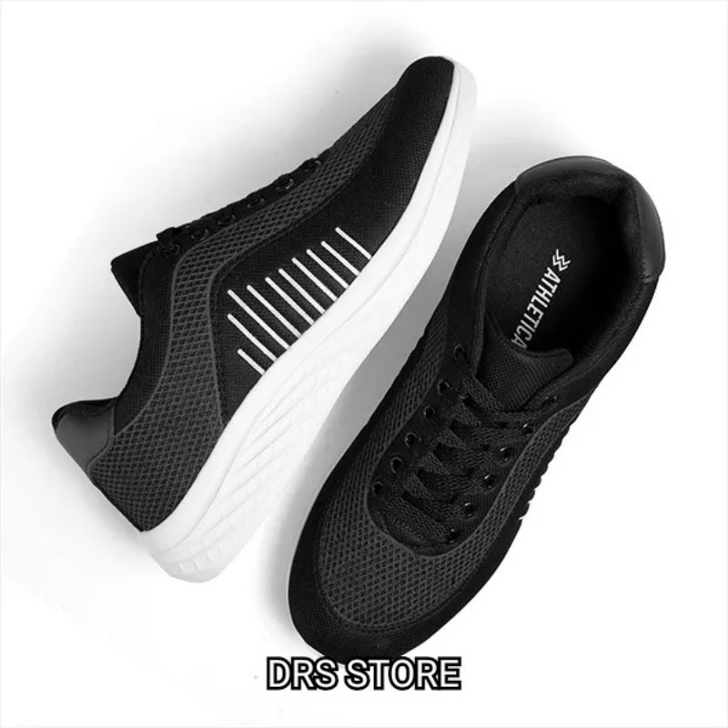 DRS STORE Athletica Official Shop - RBS Kens Black White | Sepatu Running | Sepatu Pria