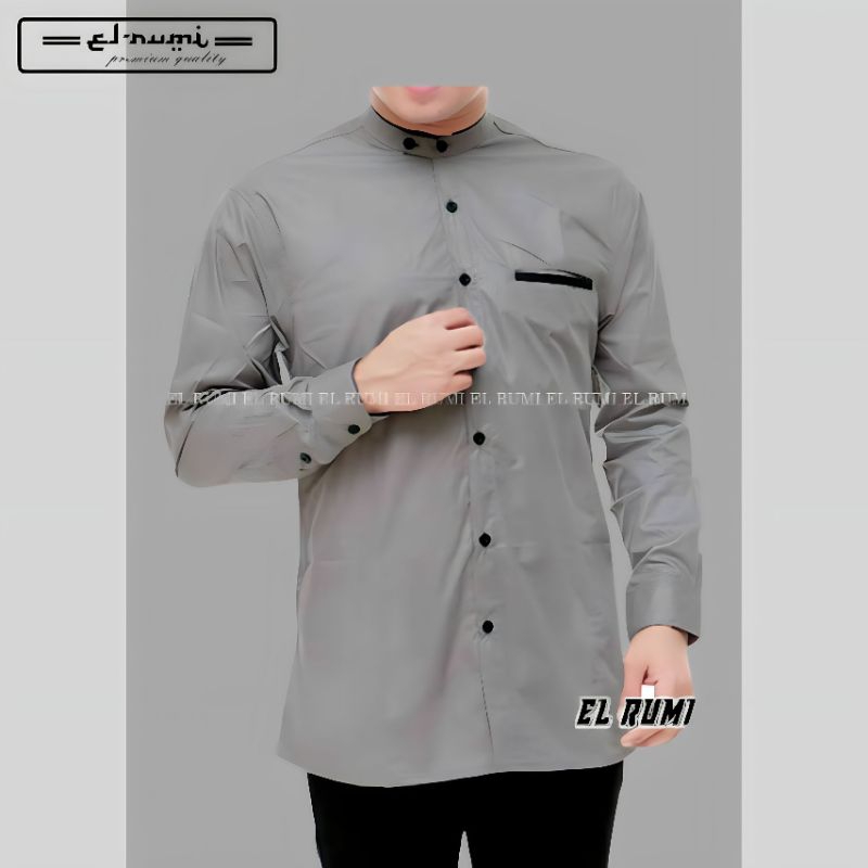Baju koko lengan panjang | kemko pria | baju koko pria | baju koko hadroh | kemko lengan panjang | s