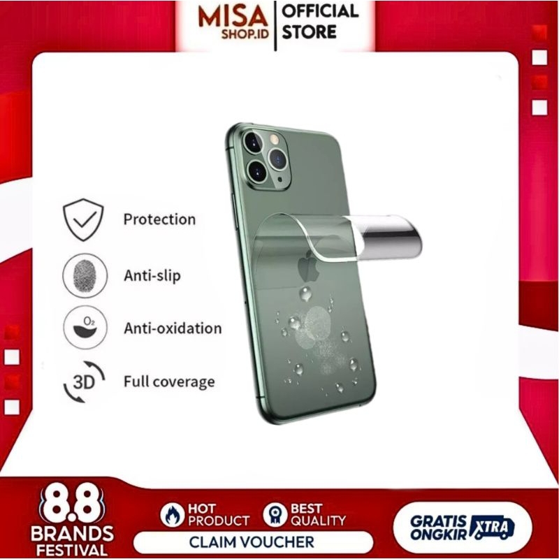 HYDROGEL  - SEMUA TIPE HP IPHONE 11 X XR 12 13 14 15 16 Plus PRO MAX  4 5 6 6+ 6S 7 7+ 7S 8 + 9 10  