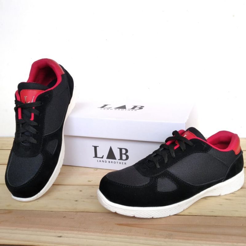 Sepatu Safety Sneaker Pria Cibaduyut Bandung Sport Ujung Besi