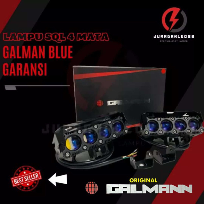 SQL 4 MATA | SQL 4 MATA GALMANN LENSA BLUE LENS PLUS DEMON | MINI LASER GUN  4 MATA GALMAN | NEWW AR