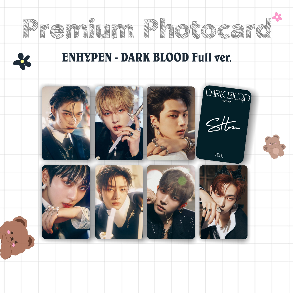 PHOTOCARD PC PREMIUM ENHYPEN 1 SET 7member