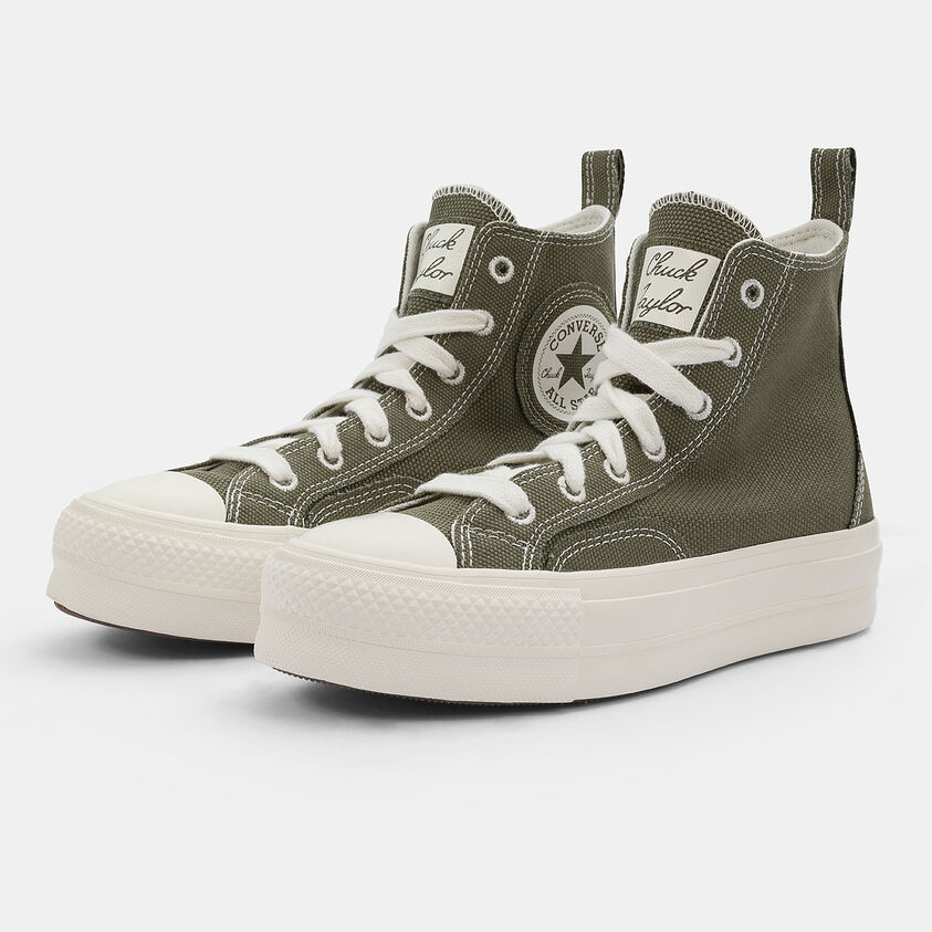 Converse Chuck Taylor All Star Lift Platform Oversized Patch Crafted