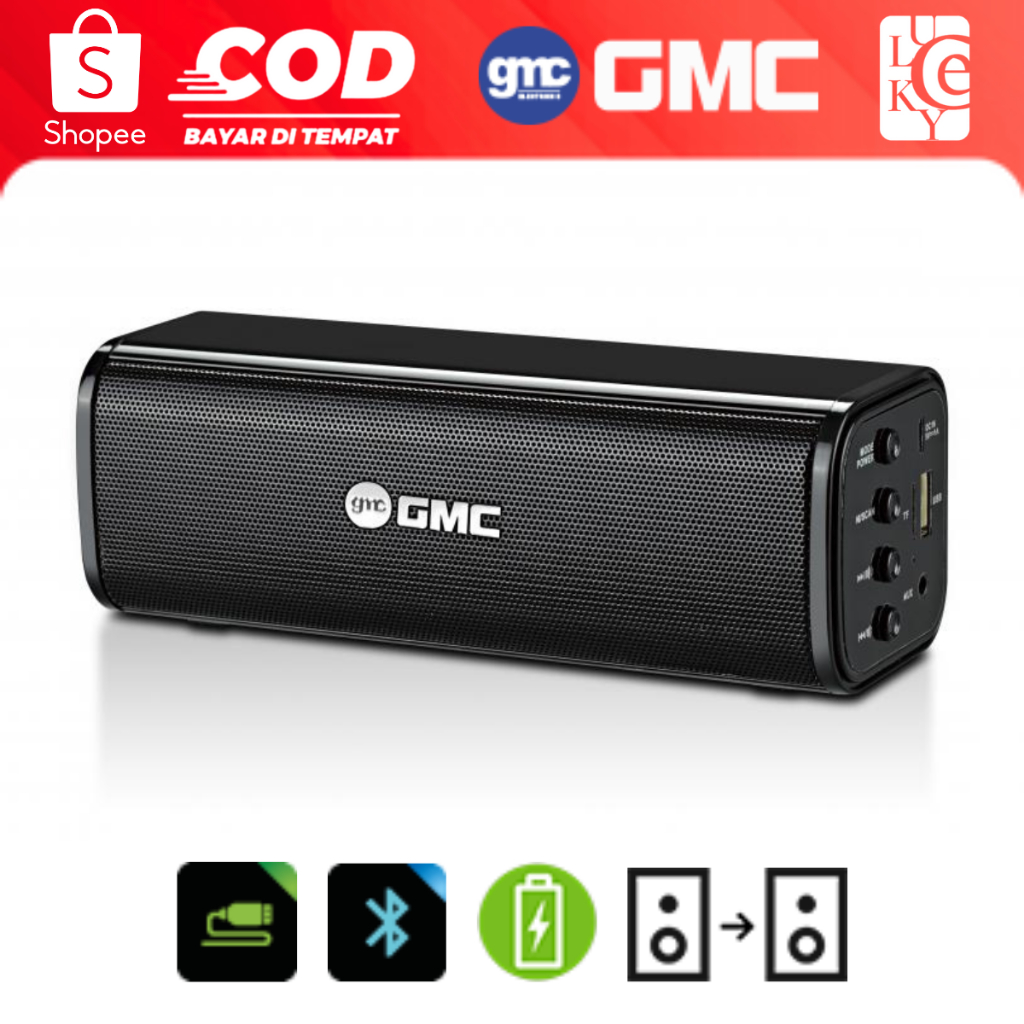 Speaker Bluetooth Mini GMC 881A Speaker Portable USB Memory GMC 881A