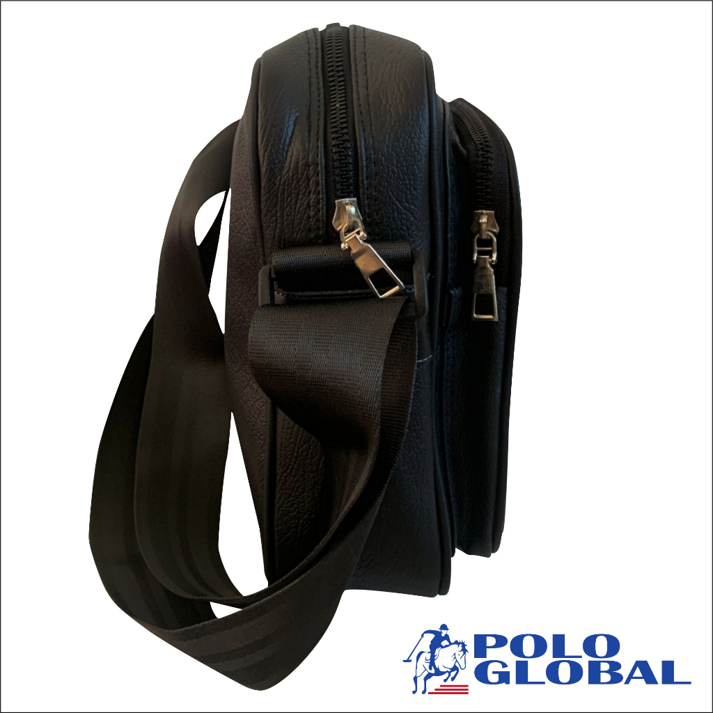 Tas Selempang Pria Original Polo Global Vernhom Slempang Trendy Ukuran 9 Inch - Art 9884