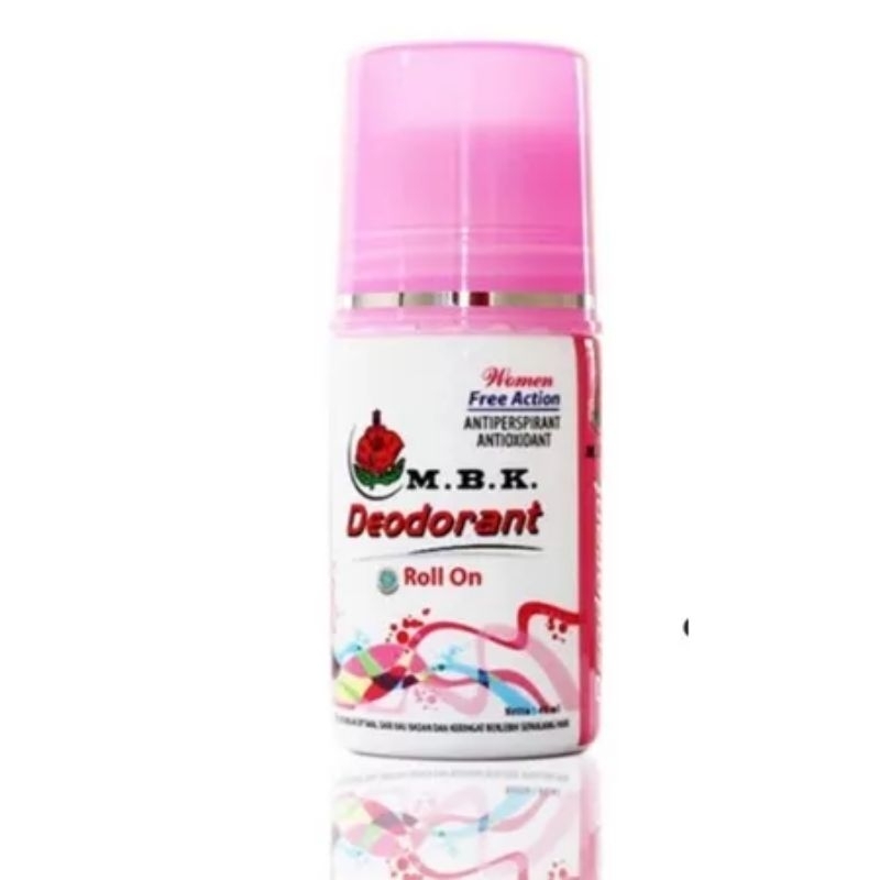 Deodoran Roll On MBK Bedak Tawas Penghilang Bau Badan MBK / Deodorant 40 ml Bedak Super Roll On / Pe