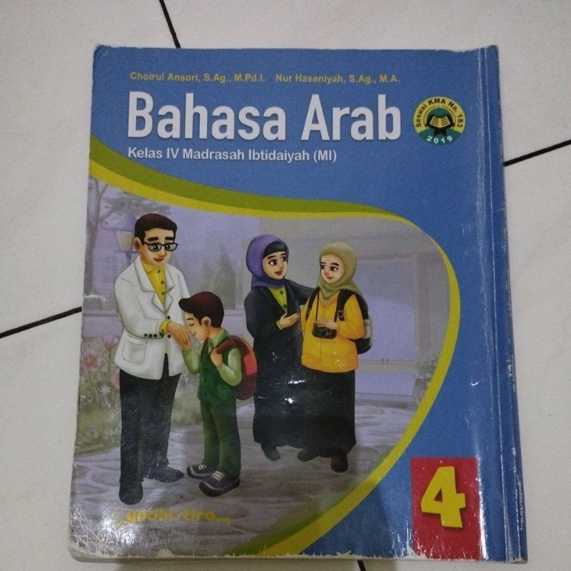 Buku Cetak Bahasa Arab Kelas 4 SD/MI