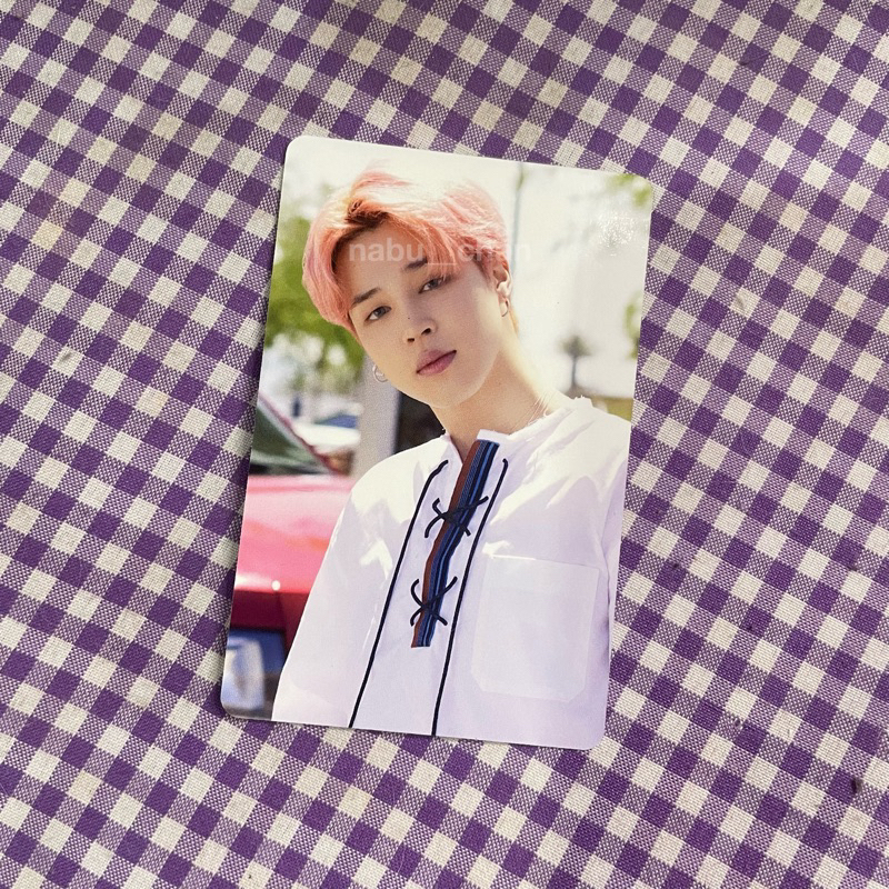 bts park jimin dicon photocard pc