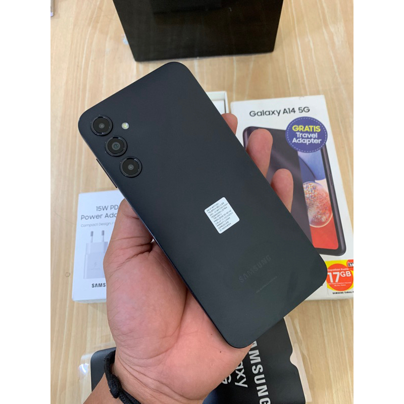 Samsung A14 5G 6/128 GB Lengkap Garansi Panjang (Second)