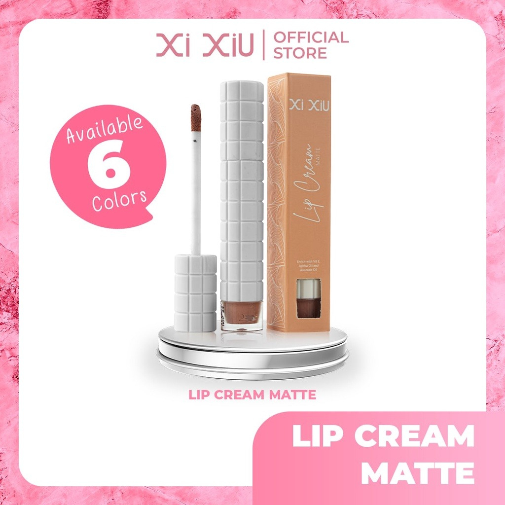 Xi Xiu Lip Cream Matte – Lip Cream Ringan With Vitamin E Matte Finish