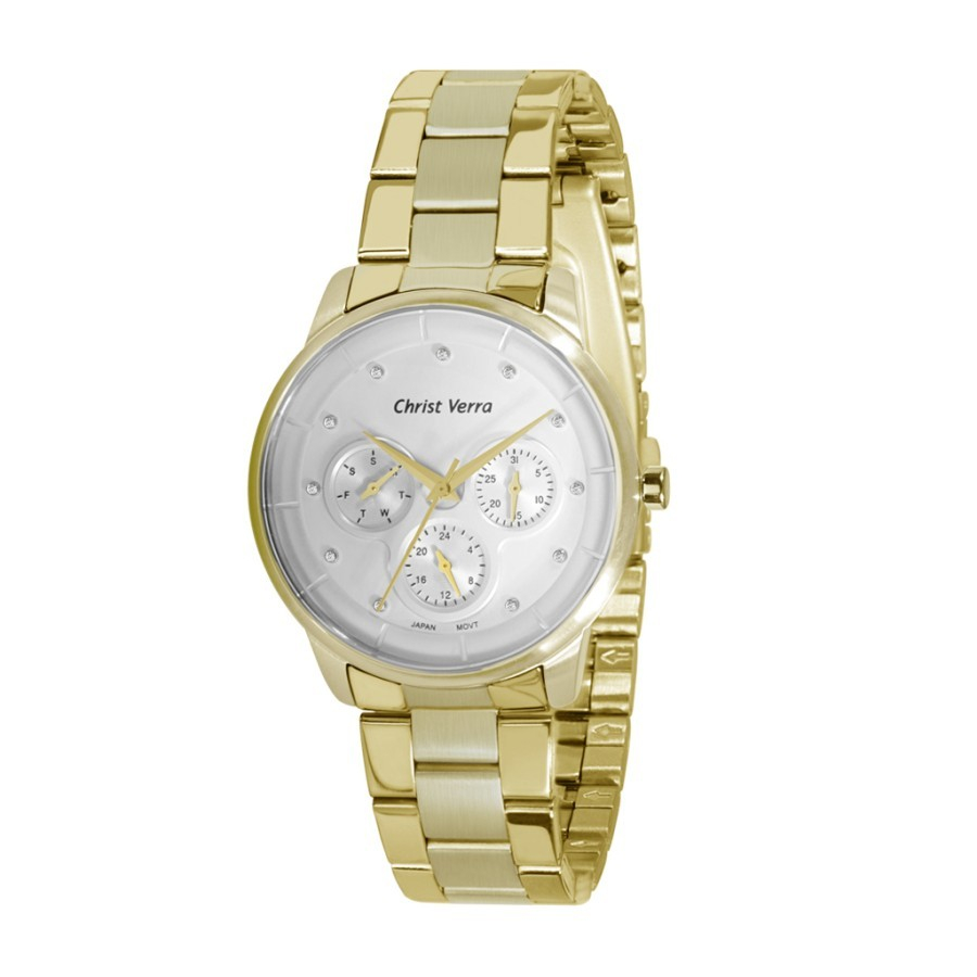 CHRIST VERRA CV 21102L-12 SLV-Jam Tangan Pria Analog Original-Garansi Resmi