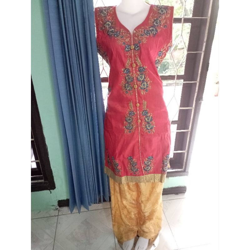 kurti set patiyala /India set / baju India /baju setelan india