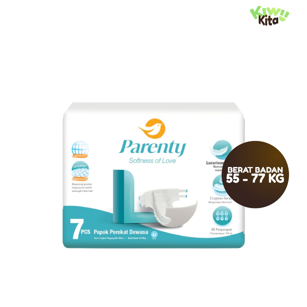 Parenty Adult Diapers | Parenty Popok Dewasa | Type Perekat