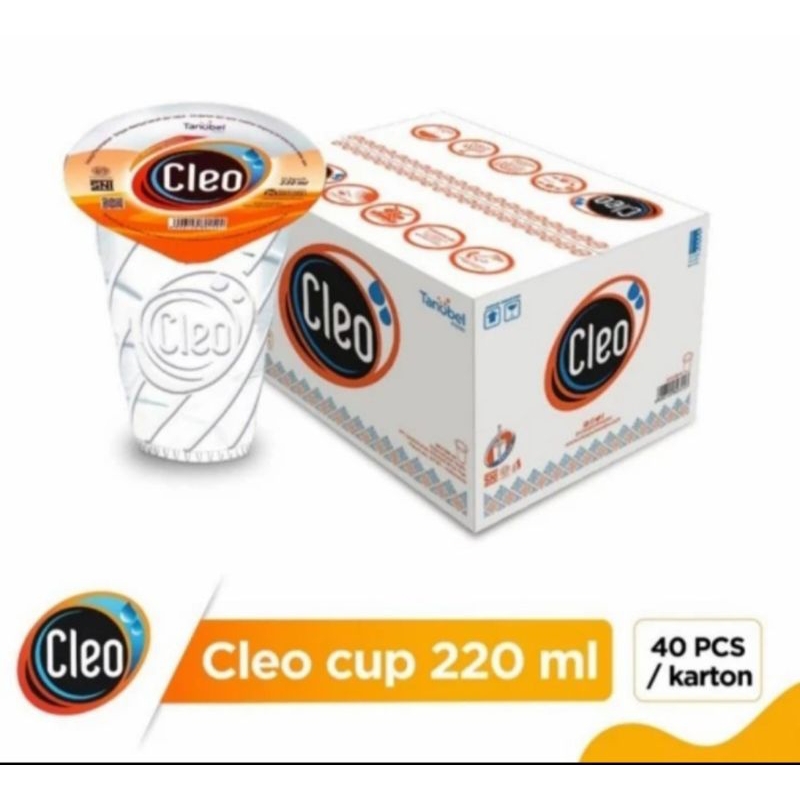 

Cleo Air Murni Cup 220 ml ( 1 dus isi 40 cup ) NB : Beli 3 Kotak Lebih murah