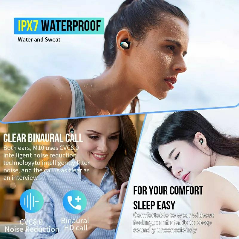 Headset bluetooth TWS-4 JBL V5.0 wireless Touch Control Earphone Stereo