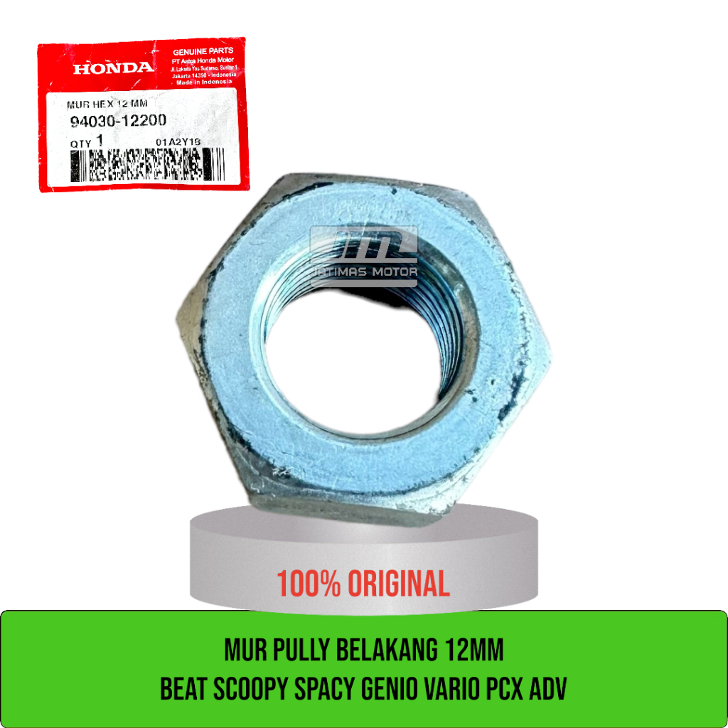 Mur pully belakang 12MM beat scoopy spacy genio vario pcx adv 94030-12200