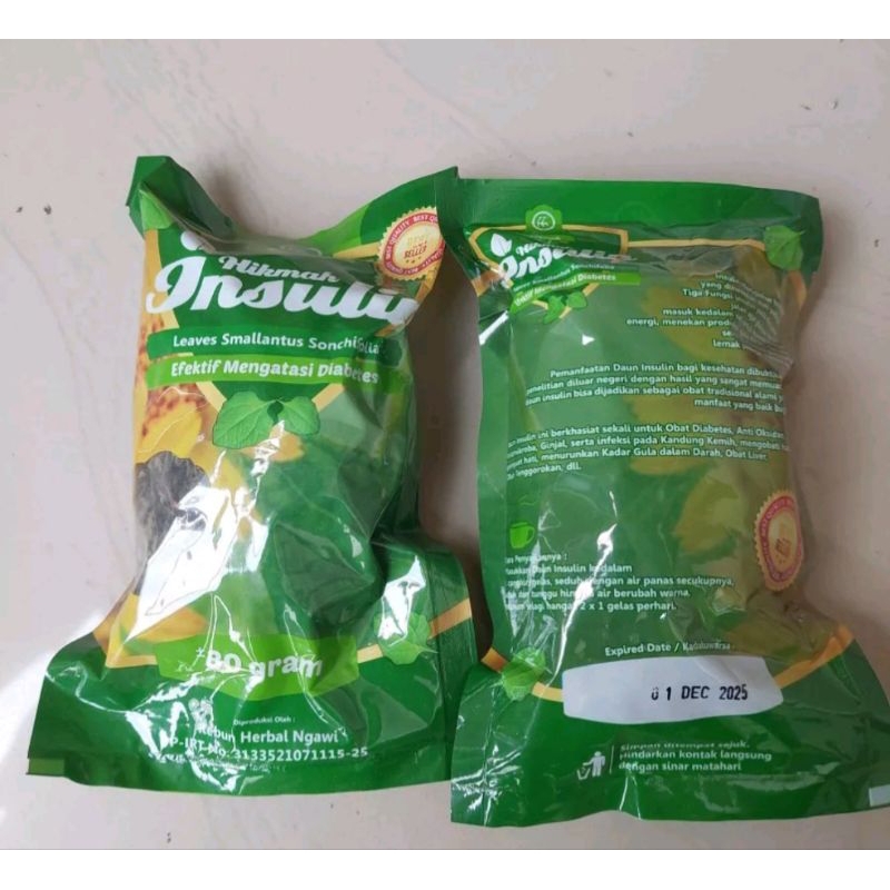 

Teh seduh daun insulin untuk diabetes